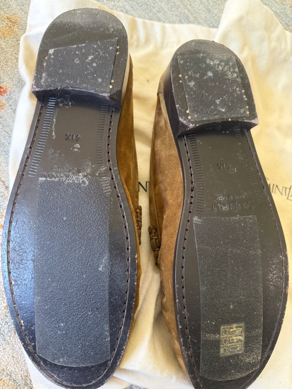 Saint Laurent Suede Le Loafers - Picture 9 of 11